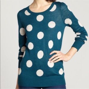Whimsical Style: Willow & Clay Polka Dot Sweater (Size M) | Nordstrom